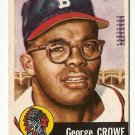 1953 Topps baseball card #3 George Crowe VG/EX