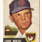 1953 Topps baseball card #39 Eddie Miksis good