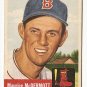 1953 Topps baseball card #55 (B) Maurice McDermott G+ Boston Red Sox