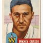 1953 Topps baseball card #148 Mickey Grasso VG Washington Seanators