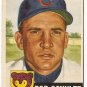 1953 Topps baseball card #144 Bob Schultz VG Chicago Cubs