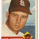 1953 Topps baseball card #142 Vic Wertz VG/EX St. Louis Browns