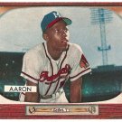 1955 Bowman baseball card #179 Henry (Hank) Aaron EX