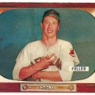 1955 Bowman baseball card #134 (B) Bob Feller EX/NM+