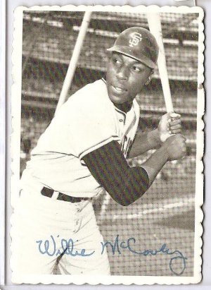 1969 Topps Deckle Edge baseball card #31 Willie McCovey NM