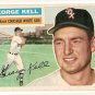 1956 Topps baseball card #195 (B) George Kell EX Chicago White Sox
