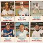 1975 Hostess baseball - 10 cards - 1, 8, 9, 12, 22, 24, 26, 31, 32, 33 assortment starter lot