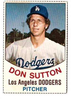 1977 Hostess baseball card #70 Don Sutton Los Angeles Dodgers