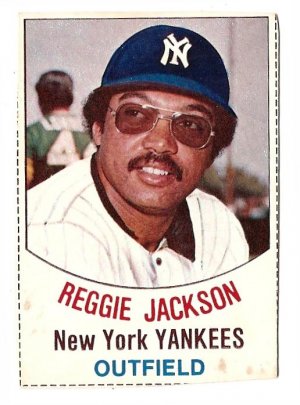 1977 Hostess baseball card #3 Reggie Jackson New York Yankees