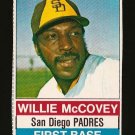 1976 Hostess baseball card #124 (B) Willie McCovey San Diego Padres
