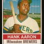 1976 Hostess baseball card #94 Hank Aaron Milwaukee Brewers