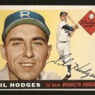 1955 Topps baseball card #187 Gil Hodges NM- Brooklyn Dodgers