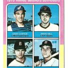 1975 Topps baseball card #620 Gary Carter rookie RC NM Marc Hill, Danny Meyer, Leon Roberts