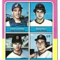1975 Topps baseball card #620 (B) Gary Carter rookie RC NM Marc Hill, Danny Meyer, Leon Roberts