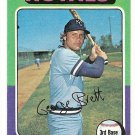 1975 Topps baseball card #228 (B) George Brett rookie RC NM