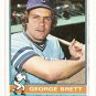 1976 Topps baseball card #19 George Brett VG Kansas City Royals