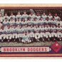 1957 Topps baseball card #324 Brooklyn Dodgers team card EX (very light surface crease right side)