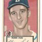 1952 (original) Topps baseball card #33 (B) Warren Spahn VG black back