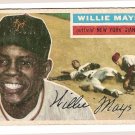 1956 Topps baseball card #130 Willie Mays VG- New York Giants