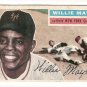 1956 Topps baseball card 130 (C) Willie Mays EX (nice shape - slightly faded colors) New York Giants