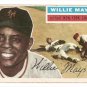1956 Topps baseball card #130 (E) Willie Mays VG- New York Giants