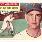 1956 Topps baseball card #307 Hoyt Wilhelm NM New York Giants