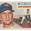 1956 Topps baseball card #255 Bob Lemon VG Cleveland Indians