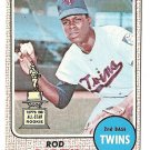 1968 Topps baseball card #80 (B) Rod Carew EX/NM Minnesota Twins