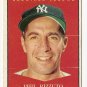 1961 Topps baseball card #471 Phil Rizzuto MVP VG (very very light corner crease)