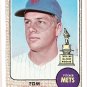 1968 Topps baseball card #45 Tom Seaver VG/EX New York Mets