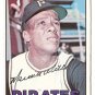 1967 Topps baseball card #570 Maury Wills EX Pittsburgh Pirates