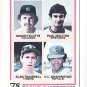 1978 Topps baseball card 707 (B) Paul Molitor Alan Trammel Mickey Klutts UL Washington RC NM/M faded