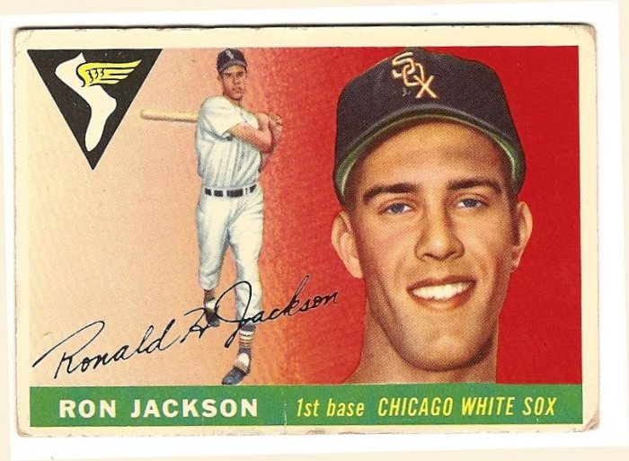 1955 Topps baseball card #66 (B) Ron Jackson VG Chicago White Sox