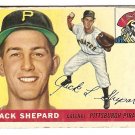 1955 Topps baseball card #73 Jack Shepard G/VG Pittsburgh Pirates