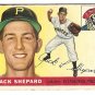 1955 Topps baseball card #73 Jack Shepard G/VG Pittsburgh Pirates