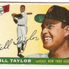 1955 Topps baseball card #53 Bill Taylor VG New York Giants