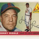 1955 Topps baseball card #98 Johnny Riddle EX St. Louis cardinals