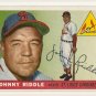 1955 Topps baseball card #98 (B) Johnny Riddle EX St. Louis cardinals