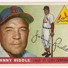 1955 Topps baseball card #98 (C) Johnny Riddle VG/EX St. Louis cardinals