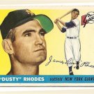 1955 Topps baseball card #1 Dusty Rhodes EX New York Giants