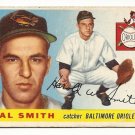 1955 Topps baseball card #8 (C) Hal Smith F/G Baltimore orioles