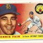 1955 Topps baseball card #11 Ferris Fain good Detroit Tigers