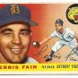 1955 Topps baseball card #11 (B) Ferris Fain VG Detroit Tigers