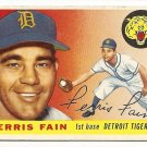 1955 Topps baseball card #11 (C) Ferris Fain VG Detroit Tigers