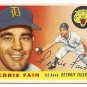 1955 Topps baseball card #11 (C) Ferris Fain VG Detroit Tigers