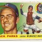 1955 Topps baseball card #23 Jack Parks good Milwaukee Braves