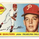 1955 Topps baseball card #33 (C) Tom Qualters VG/EX Philadelphia Phillies