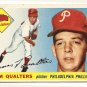 1955 Topps baseball card #33 (C) Tom Qualters VG/EX Philadelphia Phillies