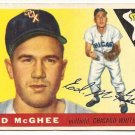 1955 Topps baseball card #32 Ed McGhee VG Chicago White Sox