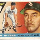 1955 Topps baseball card #58 (B) Jim Rivera good Chicago White Sox
